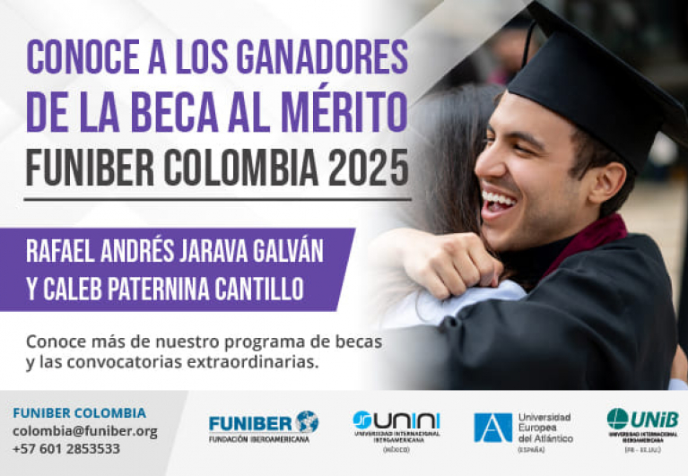 FUNIBER Colombia, con el apoyo de UNINI México, anuncia a los ganadores de la Beca al Mérito 2025